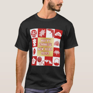 T-shirt Bonne Année Chinoise Du Nouveau Rabbit 2023 Année