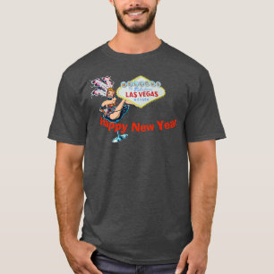 T-shirt Bonne année de Las Vegas