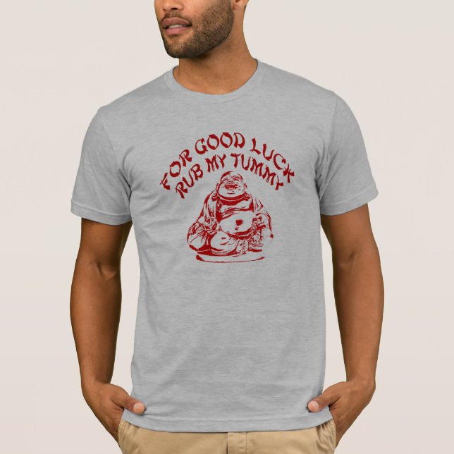 T-shirt Bonne chance Bouddha (Devant)