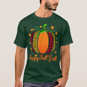 T-shirt Bonne Chute Y'all Chemise Femmes Hommes Citrouille