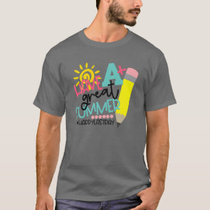 T-shirt Bonne Dernière Journée D'École En Été