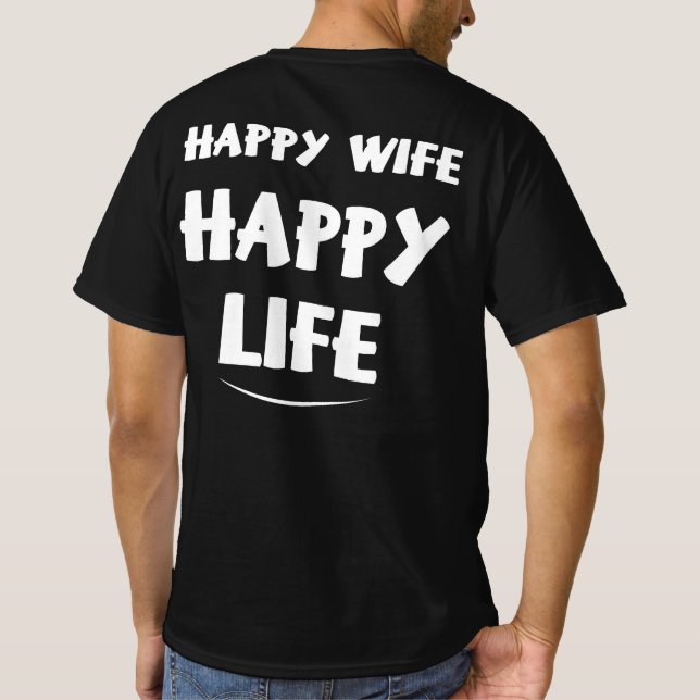 T-shirt Bonne Femme Bonne Vie (Dos)