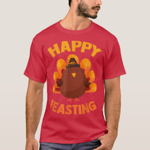 T-shirt Bonne fête Chubby Turquie Joke Funny Thanksgivi