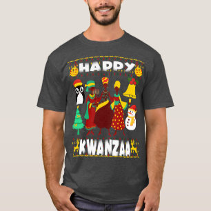 T-shirt Bonne fête de Kwanzaa Patrimoine noir Culture