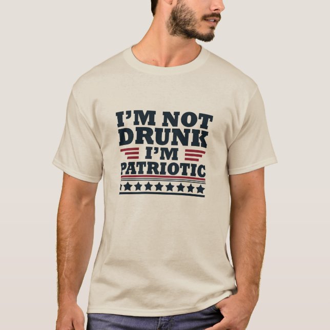 T-shirt Bonne fête de l'indépendance 4 juillet drôle (Devant)