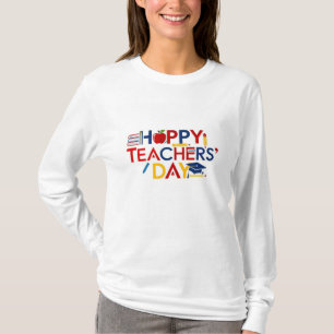 T-shirt Bonne fête des enseignants pour femmes