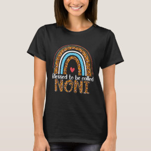 T-shirt Bonne Fête Des Mères Béni D'Être Appelé Noni Leopa