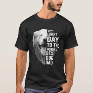 T-shirt Bonne Fête des pères au meilleur papa de chien du 