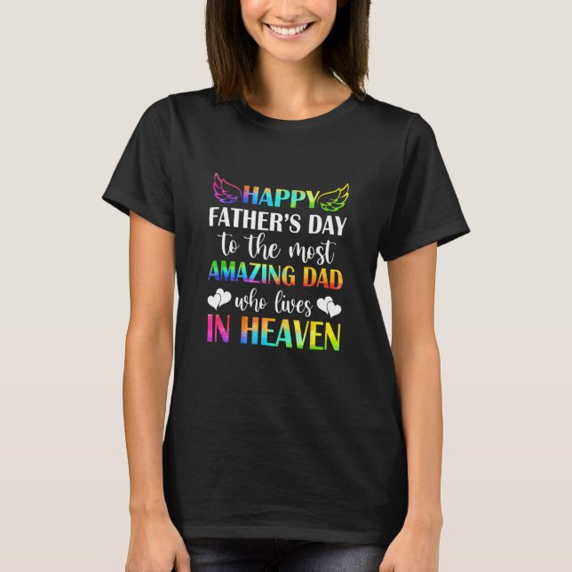 T-shirt Bonne Fête des pères Au Père Le Plus Extraordinair (Devant)