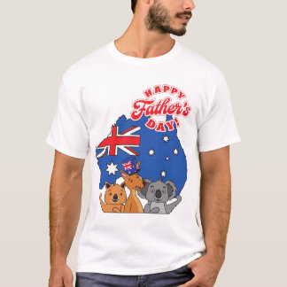 T-shirt Bonne Fête des pères Australie