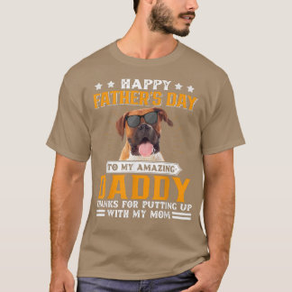 T-shirt Bonne Fête des pères Boer Chien Papa Cadeaux Pour 