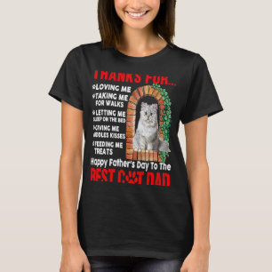T-shirt Bonne Fête des pères Meilleur Chat Papa Cute Chat 