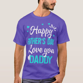 T-shirt Bonne Fête des pères Papa Papa Enfants Jeunes
