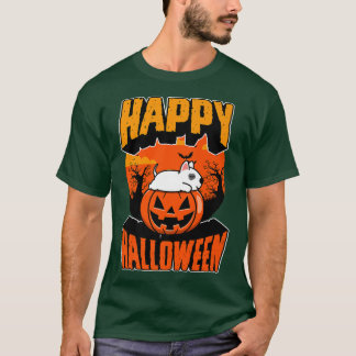 T-shirt Bonne fête d'Halloween mignonne Napping Kawaii Bul