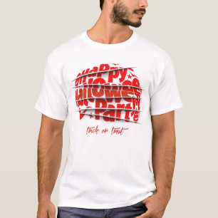 T-shirt Bonne Fête D'Halloween Pour Hommes Costume