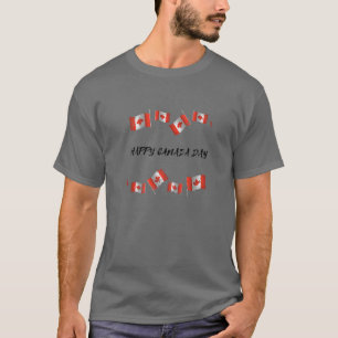 T-shirt Bonne fête du Canada Pays Liberté Canada Drapeau a