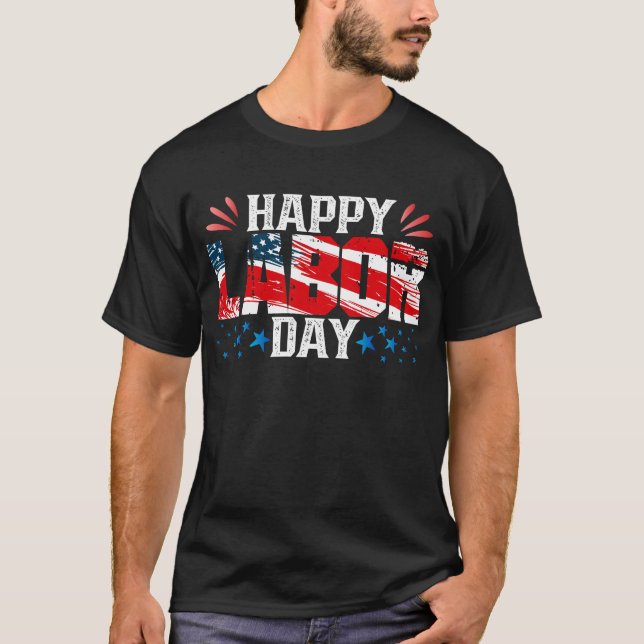 T-shirt Bonne fête du travail (Devant)