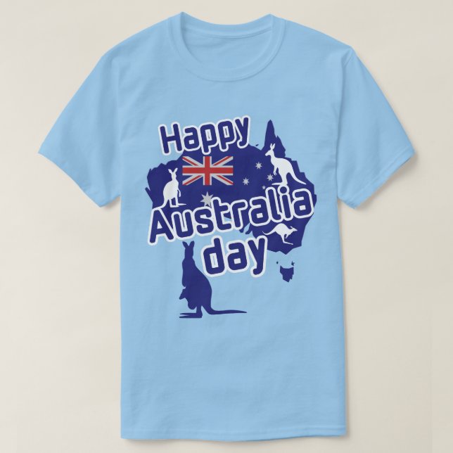 T-shirt Bonne fête nationale australienne (Design devant)