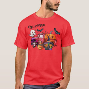 T-shirt Bonne Halloween sorcière Citrouille Automne automn