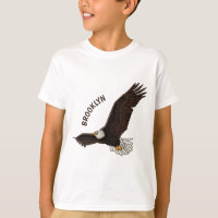 Bonne illustration de dessin d'aigle à chauve-sour