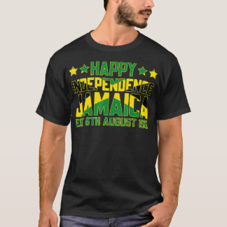 T-shirt Bonne Indépendance Jamaïque Est 6 août 1962 Jam
