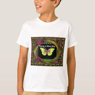 T-shirt Bonne journée : Belle infinité papillons art