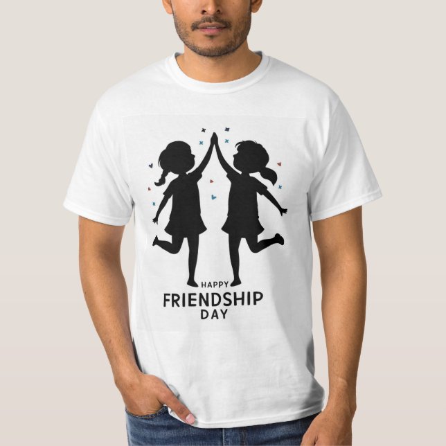 T-shirt Bonne journée d'amitié (Devant)