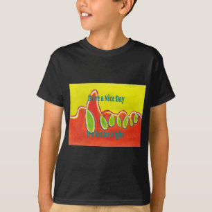 T-shirt Bonne journée et meilleure nuit avec gratitude