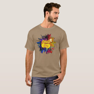 T-shirt Bonne journée Inspirante Vibes Positives Colorées