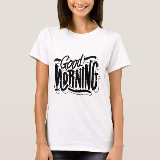 T-Shirt Bonne Matinée – Graphisme Joyeux & Positif
