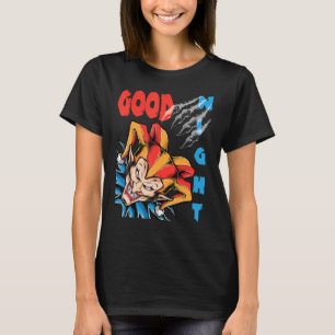 T-shirt bonne nuit harlequin mal clown effroi masque mal