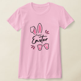T-shirt Bonne Pâques (rose)