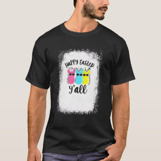 T-shirt Bonne Pâques Y'all Bunny Oeuf de Pâques Carotte Pâ