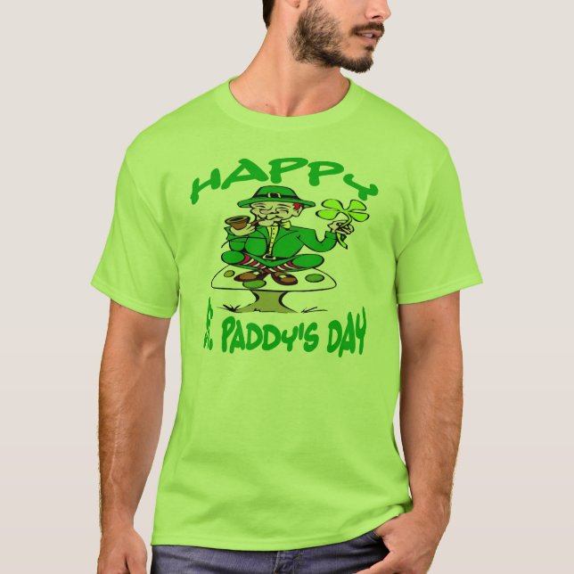 T-shirt Bonne Saint Patrick's Day (Devant)