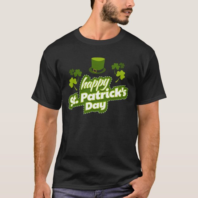 T-shirt Bonne Saint Patrick's Day (Devant)