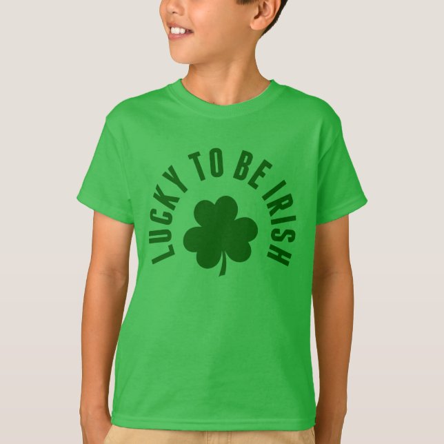 T-shirt Bonne Saint Patrick's Day | Heureux D'Être Irlanda (Devant)