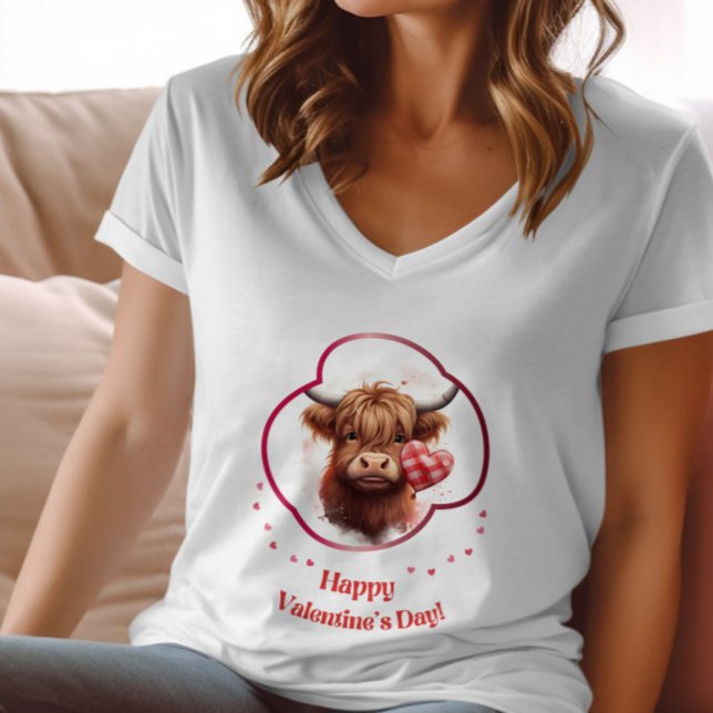 T-shirt Bonne Saint-Valentin - Baiser de Sweetheart (Créateur téléchargé)