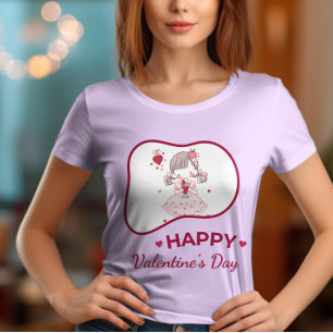 T-shirt Bonne Saint-Valentin - Bien-aimée Amour amoureux