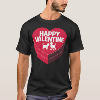 T-shirt Bonne Saint Valentin, Chocolats & Feu d'amis Tshir