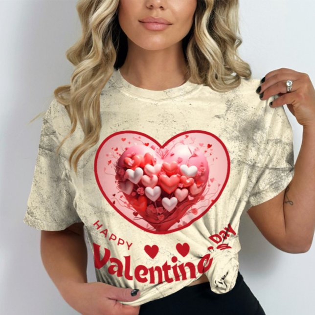 T-shirt Bonne Saint-Valentin - Romantique Splendor (Créateur téléchargé)