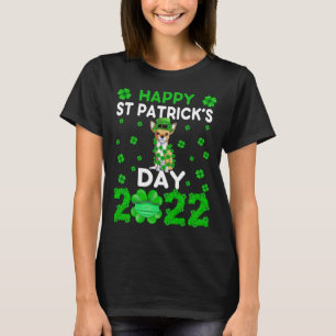 T-shirt Bonne St Patrick's Day 2022 Chihuahua Chig Clover