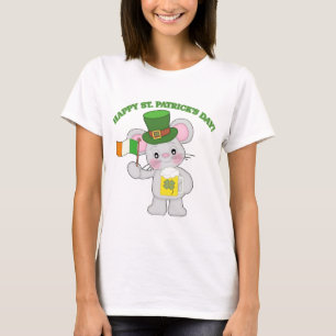 T-shirt Bonne St. Patrick's Day Irish Mouse