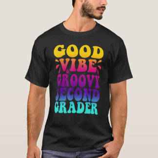 T-shirt Bonne Vibe Et Super Deuxième Niveau, Premier Jour