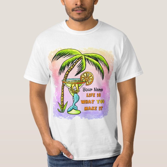T-shirt Bonne vie à Mermaid (Devant)