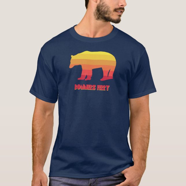 T-shirt Bonners Ferry Idaho Rainbow Bear (Devant)