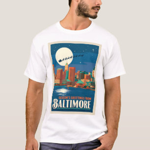 T-shirt Bonnes Fêtes de Baltimore
