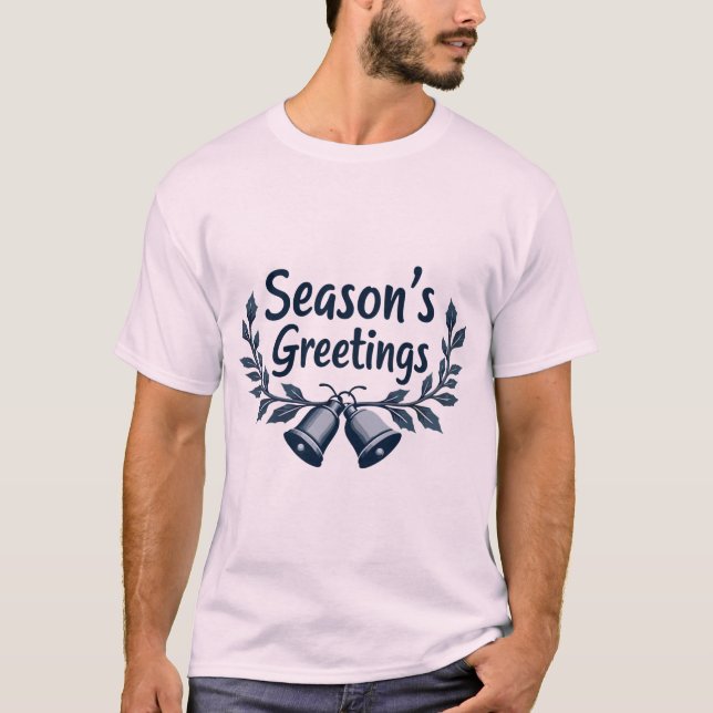 T-shirt Bonnes Fêtes - Vacances inclusives (Devant)