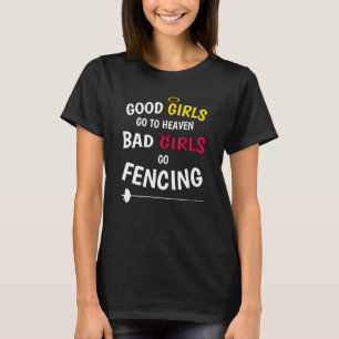 T-shirt Bonnes Filles Ciel Mauvaises Filles Aller clôturer