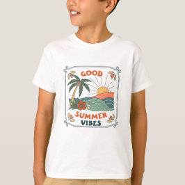 T-shirt Bonnes vidéos d'été : l'évasion de la plage Retro