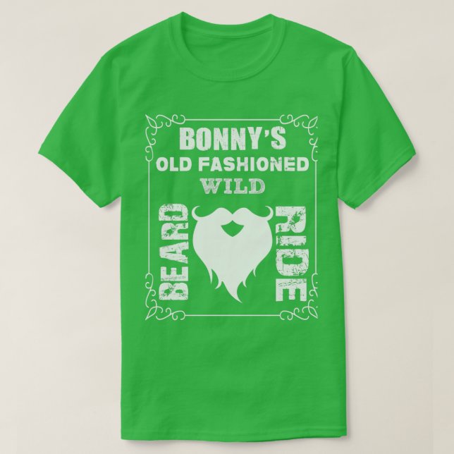 T-shirt Bonnyx27s Ancien tour de barbe (Design devant)